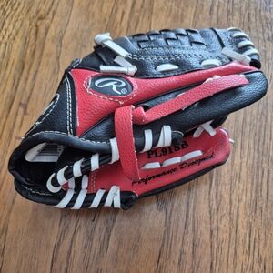 Rawlings Black and Red Baseball Glove